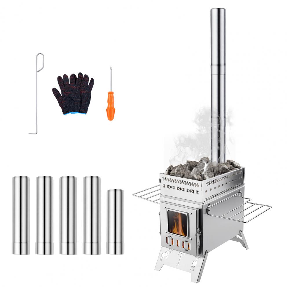 Estufa de Leña Portátil Plegab - Outdoor Hunting Heater reseña y precio