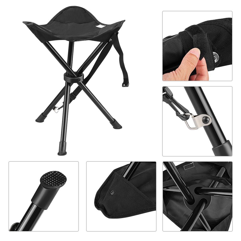 Taburete con trípode portátil, - Hunting And Fishing Outdoor Chairs reseña y precio