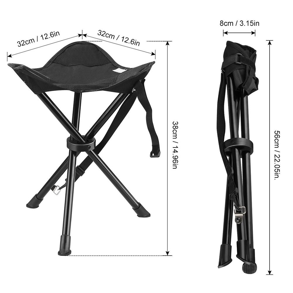Taburete con trípode portátil, - Hunting And Fishing Outdoor Chairs reseña y precio