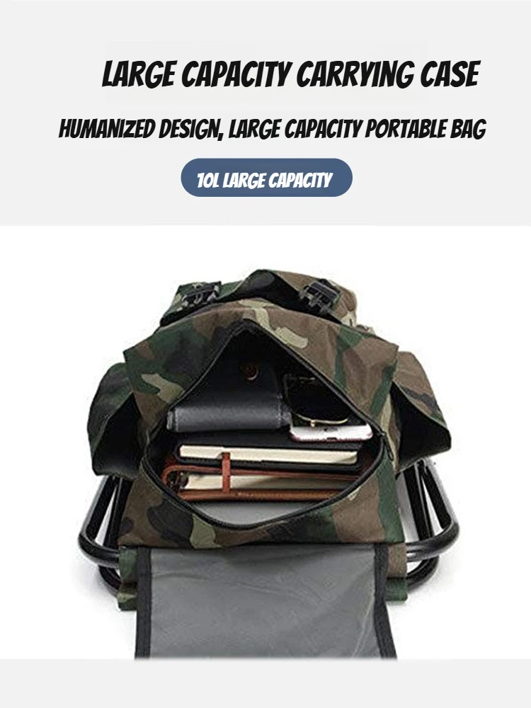Bolsa de Pesca 2 en 1 Plegable - Hunting And Fishing Outdoor Chairs reseña y precio