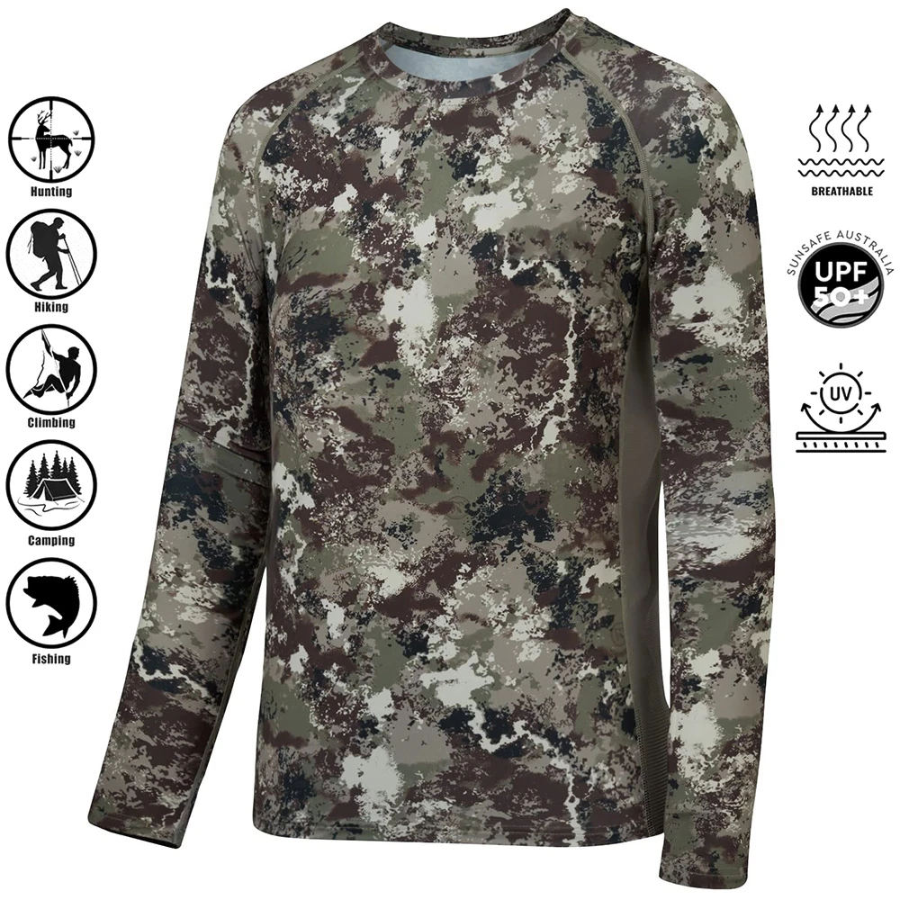  ﻿   Camiseta de camuflaje pa - Hunting And Camping In Forest reseña y precio