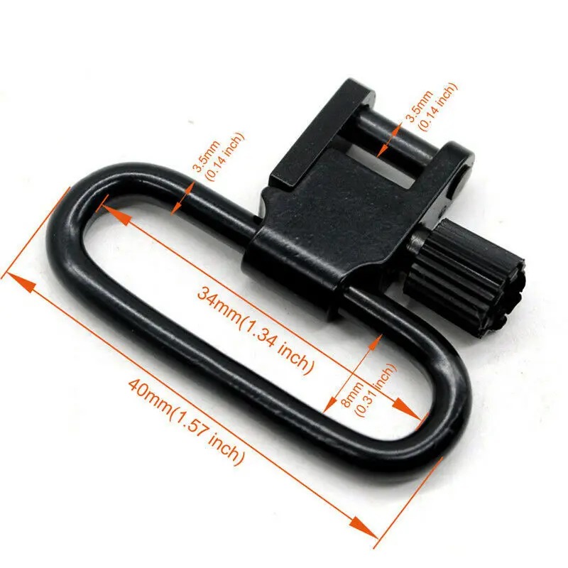 QD Sling giratorio de dos punt - Rifle Sling Swivel reseña y precio