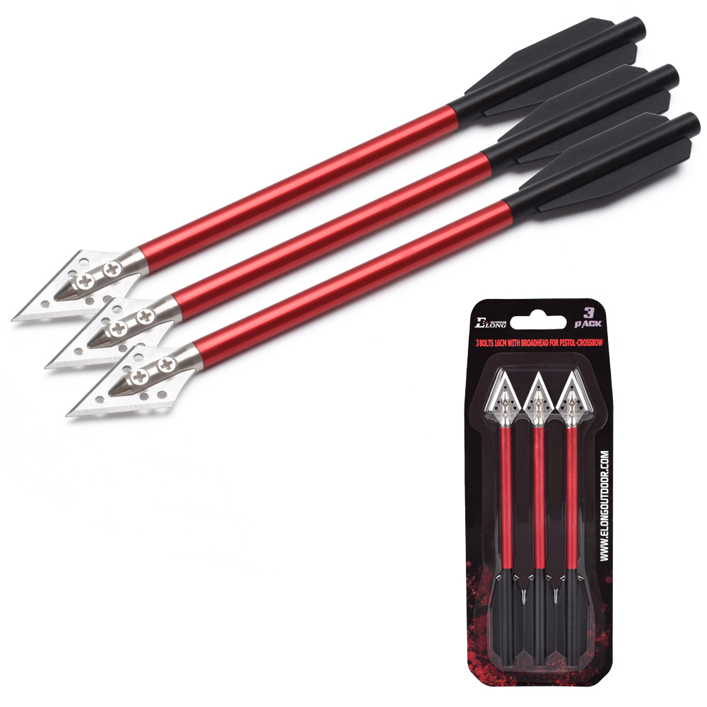 3 uds flechas de pernos de bal - Crossbow Bolt Broadhead reseña y precio